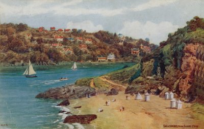 Salcombe, depuis Sunny Cove - Alfred Robert Quinton